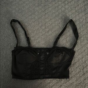 Elegant Black Lace Bralette
